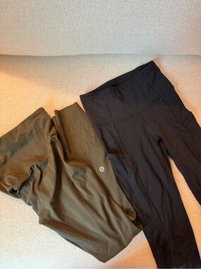 2 pair lululemon Fast & Free High-Rise Leggings $25each sold together
